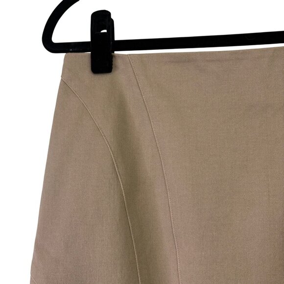 NWT Banana Republic Tan Cotton Stretch Pencil Skirt Work Professional Size 8 - Picture 3 of 9